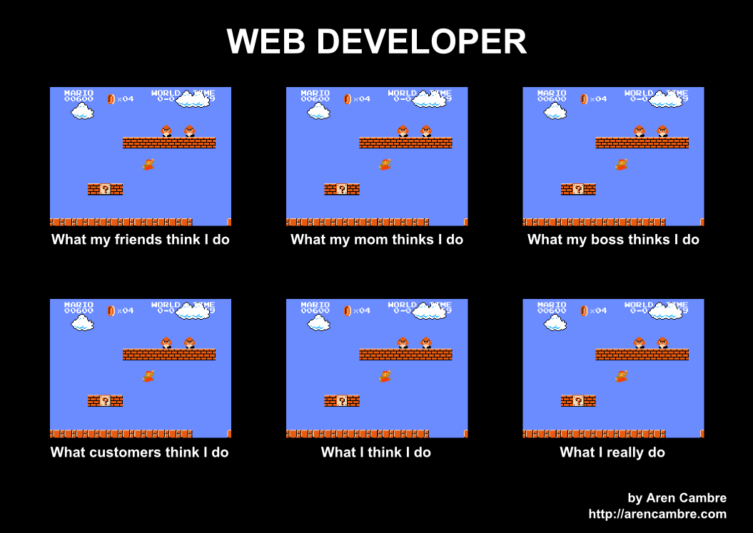 What web developers really do