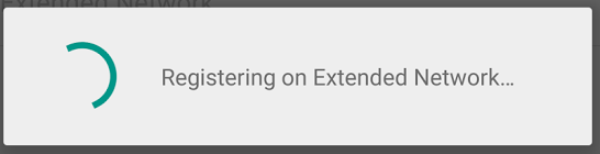 Moto X registering on extended network